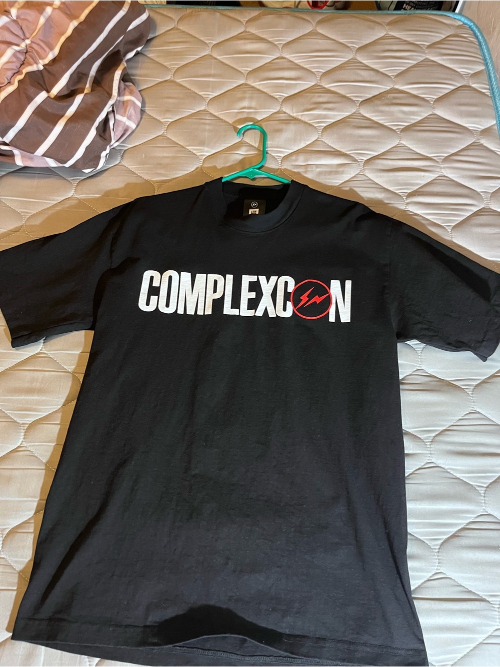 ComplexCon2026 Black Graphic Tee - Men's Logo T-Shirt